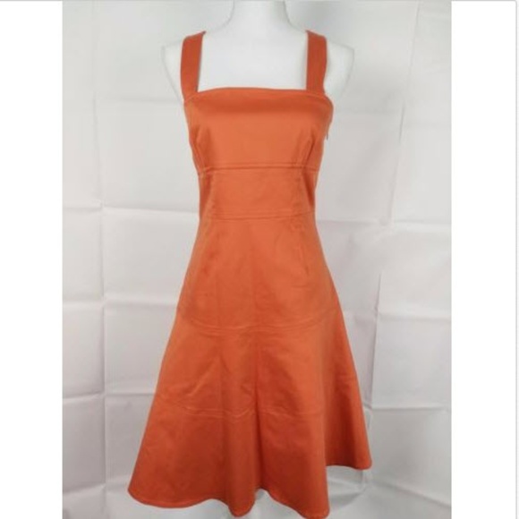 valentino orange dress